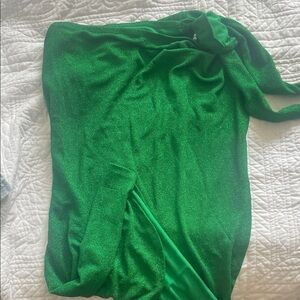 Good American Sparkling Green Cover Up